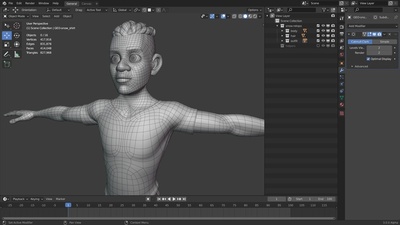 Snow - File 4: Retopology