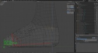 Sprite toes, foot, leg - retopo - timelapse 8/11