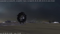 Franck waits by the cliff
