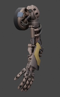 埃納爾-機械手臂建模轉盤2