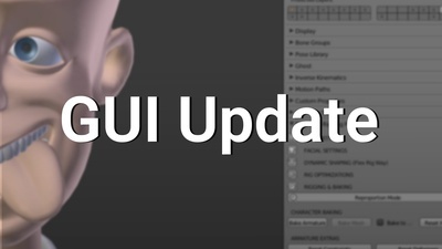 Blenrig - Small update on the GUI