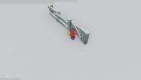 Pinda trying the gate