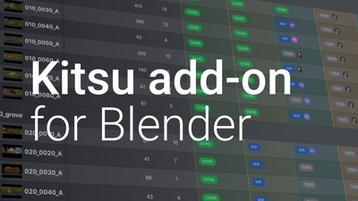 Kitsu add-on for Blender