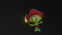 sprite 'animated' torch fire test