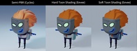 Lunte - Shading - WIP1: General Style Exploration