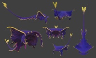 Mantaribs - background creature design