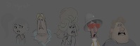 Disgusted expression lineup