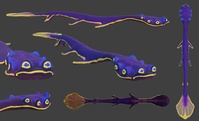 Multifrog - Background creature design