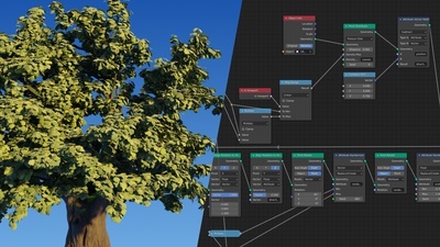 The Right End Of The Stick: Leaves & Moss With Geometry Nodes