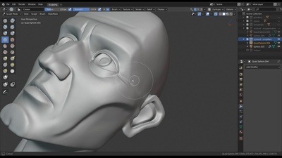 Stylising the Head Sculpt