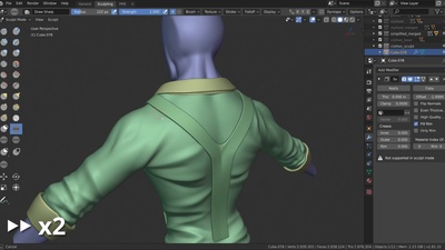 Sculpting Wrinkles & Folds