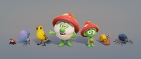 Press Character Lineup - Sprites & Animals