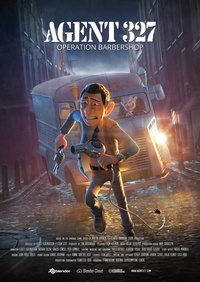 特工 327：理髮店行動 - 另類海報