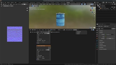 Barrel Normal Map and Test Patch