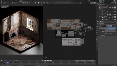 Example Shader (Chapter 4-1): Dilapidated Cube Scene