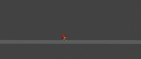 sprite running in world space