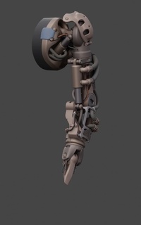 埃納爾-機械手臂建模轉盤2（破損狀態）