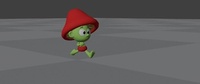 sprite happy running