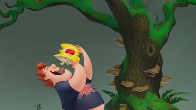 Phil pose & tree concept