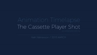 Timelapse: making the cassette player animation