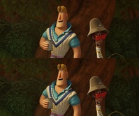 Pee Streams Motion Blur