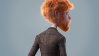 Victor with winged jacket (video)