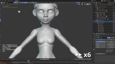 Timelapse: Sculpting Rains Body