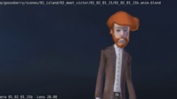 Victor's model turn, final animation