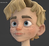 Facial rigging WIP Blend file (5.0)