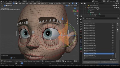Deformation and eye sockets