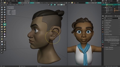 Timelapse: Sculpting Snow's Head