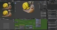Mr. Snail: First shading pass