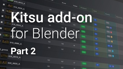 Kitsu add-on for Blender Part 2
