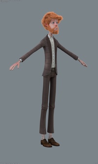 Victor's full-body dirt details