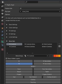 CloudRig: New BoneSet UI and general cleanup