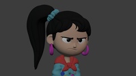Ellie facial rig test 'angry'