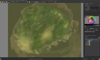 Island texture painting