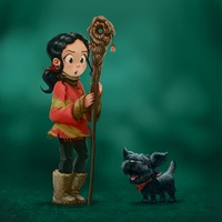 预览 : 带有高级着色的角色设计的 2D 绘制