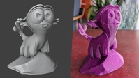 3D Printable Critter Statue