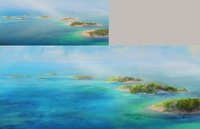 Ocean Shot Paintover