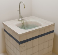 Detailing the sink