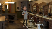 Barbershop render test - branched path tracing