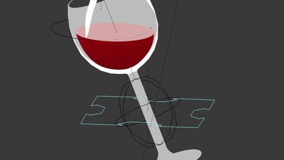 Open GL wine glass rig