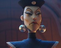 Wu Manchu - face texture WIP (brighter lights, no fuzz)