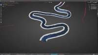 Creek rough modeling with Geometry Nodes