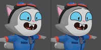 Cat Fur Texture Variants