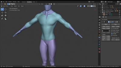 Creating Clothing Basemeshes