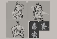 Drawovers dog poses
