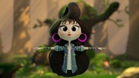 Emily Render Test (Blured Backdrop)