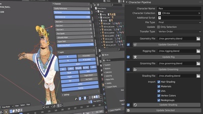 Stop Stepping On Toes: New Character Pipeline Addon